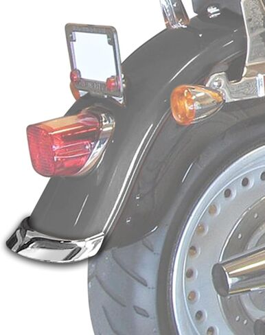 TCMT Chrome Rear Fender Edge Trim Tip Trailing Fits For Harley Fatboy FLSTF/B 2007-2017 in Saudi Arabia