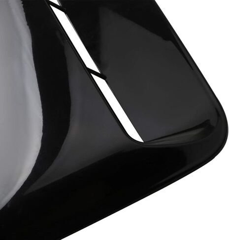 Hood Scoops Black Car Hood Vent, 20in Car Decoration Universal DIY Large ABS Air Scoop Intake Shovel Hood Vent Cover with Tape in Saudi Arabia