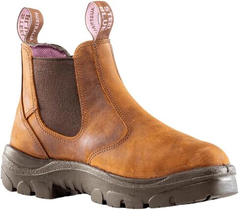 Steel Blue Ladies Hobart Slip-on Style Steel Tee Toe Safety Boot in Kuwait