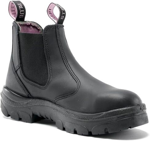 Steel Blue Ladies Hobart Slip-on Style Steel Tee Toe Safety Boot in Kuwait