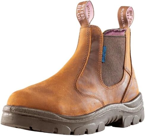 Steel Blue Ladies Hobart Slip-on Style Steel Tee Toe Safety Boot in Kuwait