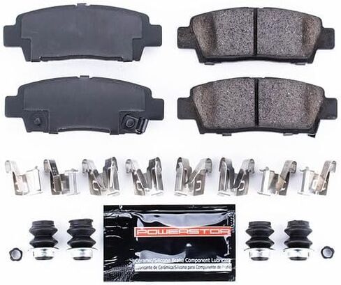 Power Stop Z23-672 Z23 Evolution Sport Carbon Carbon Carbon Carbances Conmic Brake Brake مع أجهزة لـ Toyota Avalon 1995-1999 [مركبة محددة] in Saudi Arabia