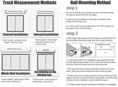 Heavy Duty 15ft White Curtain Track System - Ceiling & Wall Mount, Perfect for Room Dividers & Bay Windows, Includes Curtain Rods & Fittings for Home Decor, Easy Installation in Saudi Arabia