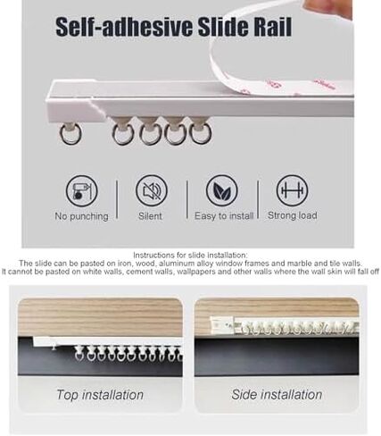 Beige Folding Short Kitchen Curtains, Dust-Proof Privacy Cabinet & Closet Curtain with Self-Adhesive Sliding Tracks, Perfect for Shelves - 60x70 cm in Saudi Arabia