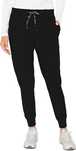 Med Couture Scrub Jogger Pants for Women, Seamed Bottoms with 4 Spacious Pockets MC8721, L, Cinnamon in Saudi Arabia