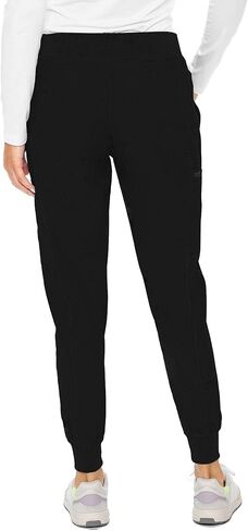 Med Couture Scrub Jogger Pants for Women, Seamed Bottoms with 4 Spacious Pockets MC8721, L, Cinnamon in Saudi Arabia