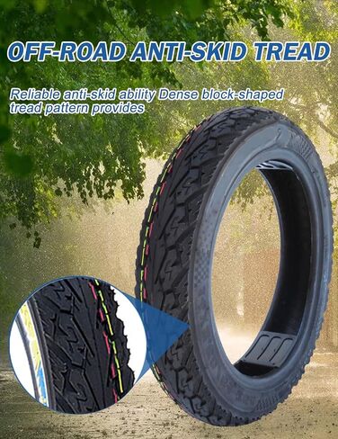 14X2.50 Ebike Replacement Tire for Electric Scooters, 6PR, 14X2.50 (64-254) Tubeless Tire Compatible 2.50-10, 45PSI, Puncture Resistant and Thickened in Saudi Arabia