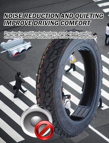 14X2.50 Ebike Replacement Tire for Electric Scooters, 6PR, 14X2.50 (64-254) Tubeless Tire Compatible 2.50-10, 45PSI, Puncture Resistant and Thickened in Saudi Arabia