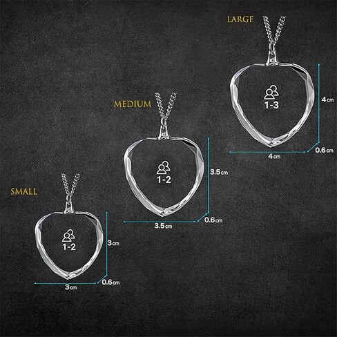 Crystal Photo Custom Necklace Laser Photo Crystal Etching Pendant Customized Any Picture Pendant for Her, Him, Mom, Dad, Wife, Husband,Wedding Gifts in Kuwait