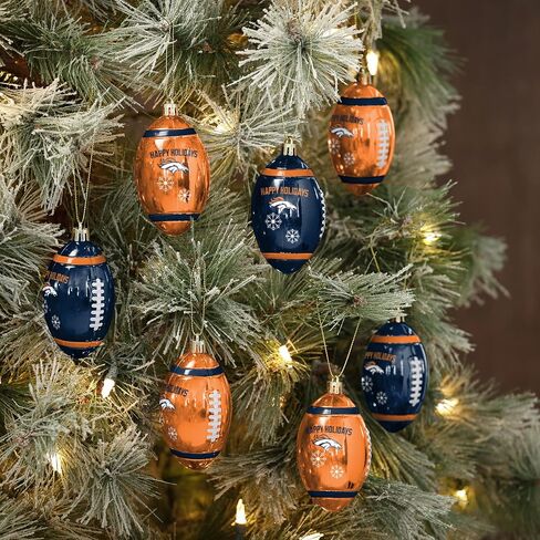 FOCO Detroit Lions NFL 2 Pack Blown Glass Ornament Set in Saudi Arabia