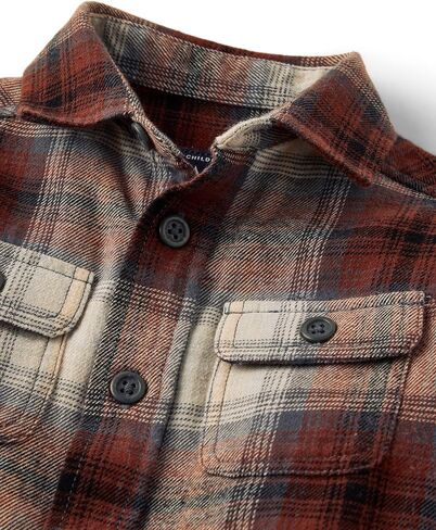 The Children's Place Boys 'and Toddler Long Sleeve Plaid Flaid Button Up Att in Saudi Arabia