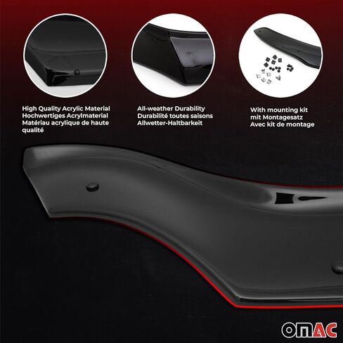 OMAC SET SET SHIELD DEFLECTOR & WINDOW FOSOR لـ Mercedes Sprinter W907 910 2019-2025 in Kuwait