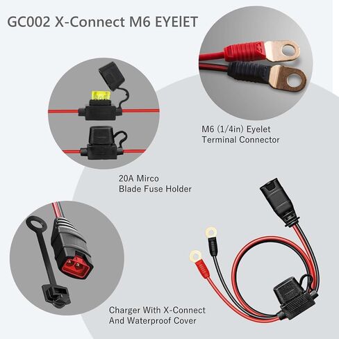 10ft GC004 X-Connect Fit لإكسسوارات شاحن البطارية ، ملحق كابل الامتداد لكابل شواحن البطارية الذكية Genius (حزمة) in Kuwait