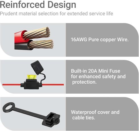 10ft GC004 X-Connect Fit لإكسسوارات شاحن البطارية ، ملحق كابل الامتداد لكابل شواحن البطارية الذكية Genius (حزمة) in Kuwait