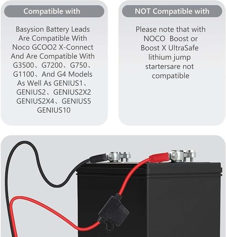 10ft GC004 X-Connect Fit لإكسسوارات شاحن البطارية ، ملحق كابل الامتداد لكابل شواحن البطارية الذكية Genius (حزمة) in Kuwait