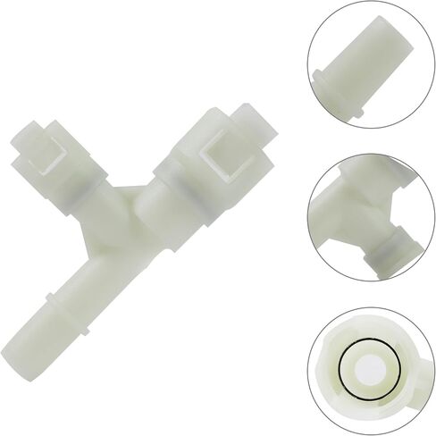 HVAC Auxiliary Heater Inlet Hose Tee Connector Replacement for GM Sierra Yukon for Chevy Silverado Tahoe, 2pcs 15055343 15055342 in Saudi Arabia