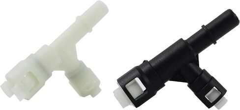 HVAC Auxiliary Heater Inlet Hose Tee Connector Replacement for GM Sierra Yukon for Chevy Silverado Tahoe, 2pcs 15055343 15055342 in Saudi Arabia