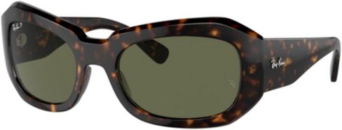 Ray-Ban RB2212 حزمة النظارات الشمسية: RB 2212 Beate 902/58 Havana/Polar Green Crystal ropized and yeowear kit in Saudi Arabia