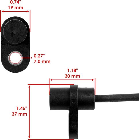 Caltric Speed Speedometer Hell Effect Sensor Compatible with Polaris Magnum 330 2X4 4X4 2003 2004 2005 2006 in Saudi Arabia