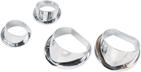 LiRu speedometers تقليم حلقة المقيمة chrome ABS لـ Harley Electra Glide ، Glide Street ، Ultra Limited 14-2023 4 pcs in Kuwait