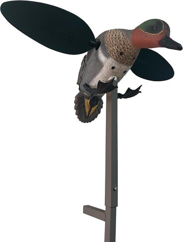 MOJO Outdoors Elite Series Mini Mallard Spinning Wing Flexible Duck Decoy for Duck Hunting with Smoother, Quieter, Faster, and More User Friendly Decoy, Includes A Solid Component Housing, Drake in Kuwait