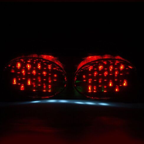 Amazinea Smoke Integrated 90 LED Brake Blinker Tail Light for Kawasaki ZR7S ZX6R ZX900 ZX9R ZZR600 in Saudi Arabia