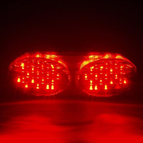 Amazinea Smoke Integrated 90 LED Brake Blinker Tail Light for Kawasaki ZR7S ZX6R ZX900 ZX9R ZZR600 in Saudi Arabia
