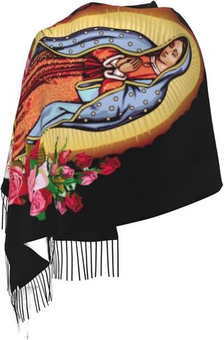 Scarf Soft Fringed Warm Scarf Long Shawl Wraps For Women in Saudi Arabia