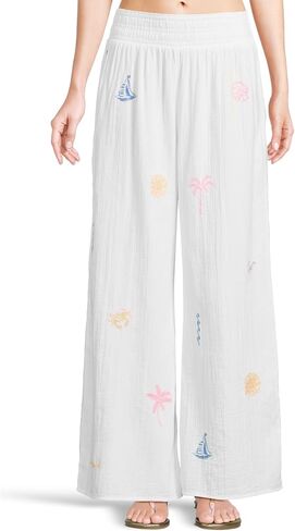Lilly Pulitzer Women's Enzo Embroidered Pant Cover-up in Saudi Arabia