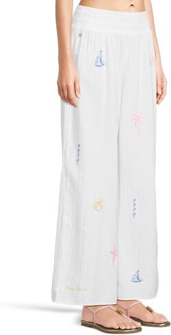 Lilly Pulitzer Women's Enzo Embroidered Pant Cover-up in Saudi Arabia