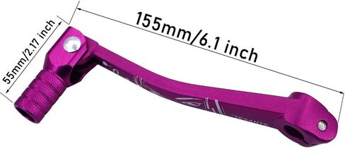 رافعة تحول العتاد مع استبدال ديكور دائرة Grips لـ 50cc 70cc 90cc 110cc 125cc SSR110 SSR125 Taotao110 DB10 DB14 ATA SDG107 TTR50 Pit Dirt Bike (Purple) in Kuwait