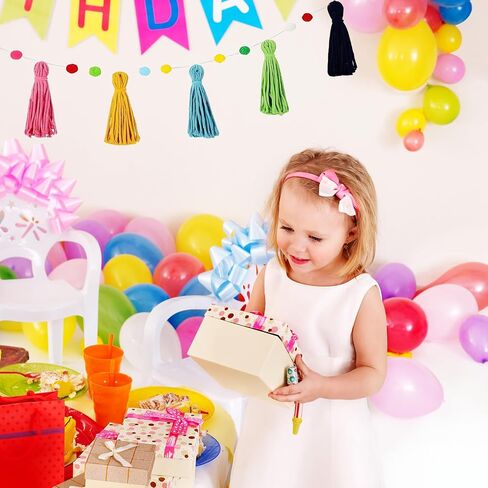 3Pcs Colorful Boho Tassel Garland,Each 130cm/51in Long 12 Balls Felt Ball Garland,Rainbow Pom Pom Tassel,for Kids Room Classroom Nursery Dorm Birthday Party Decorations(Rainbow Colors) in Saudi Arabia