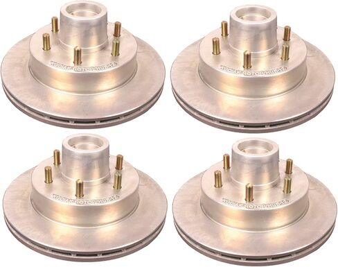 4-PK KODIAK TRAILER BRAKES DACROMENT 12 Inch 6 LUG HUB ROTOR 42 RISINGLE in Saudi Arabia