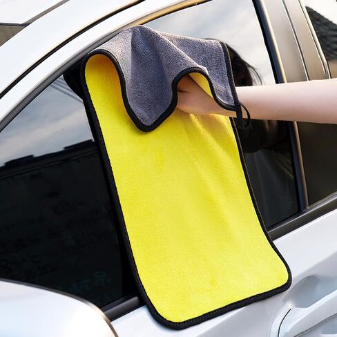 1PC Thick Coral Fleece Car Drying Towel: Super Absorbent, Ideal for Quick Car Cleaning,Multi-Functional Towel,11.82 x 11.82 in in Saudi Arabia