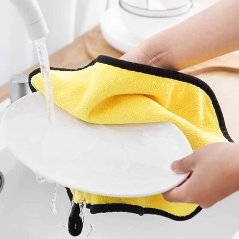 1PC Thick Coral Fleece Car Drying Towel: Super Absorbent, Ideal for Quick Car Cleaning,Multi-Functional Towel,11.82 x 11.82 in in Saudi Arabia