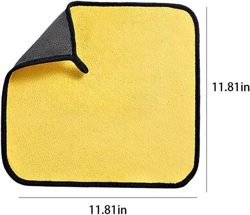 1PC Thick Coral Fleece Car Drying Towel: Super Absorbent, Ideal for Quick Car Cleaning,Multi-Functional Towel,11.82 x 11.82 in in Saudi Arabia