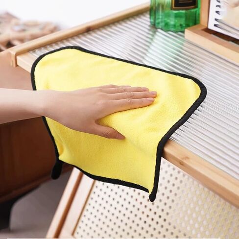 1PC Thick Coral Fleece Car Drying Towel: Super Absorbent, Ideal for Quick Car Cleaning,Multi-Functional Towel,11.82 x 11.82 in in Saudi Arabia