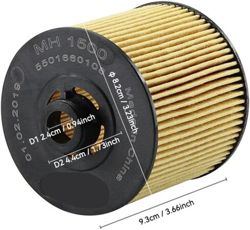 1pc لـ 200t 1.5 01 02 03 05 06 مرشح الزيت MH1500 1016057051 in Kuwait