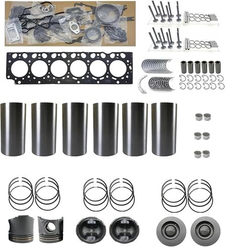 إصلاح مجموعة إعادة البناء لـ D6D محرك حفارة العجلة L60E L70E L90E EC160B EC180B EC210B EW160B D6D in Saudi Arabia