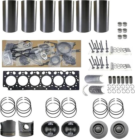 Overhaul Rebuild Kit For D6D Engine Excavator Wheel Loader L60E L70E L90E EC160B EC180B EC210B EW160B D6D in Saudi Arabia
