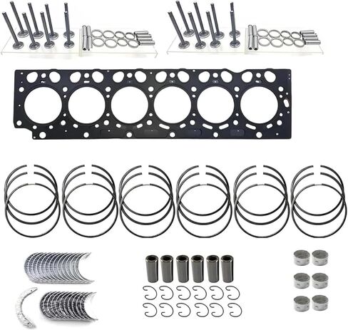 Overhaul Rebuild Kit For D6D Engine Excavator Wheel Loader L60E L70E L90E EC160B EC180B EC210B EW160B D6D in Saudi Arabia
