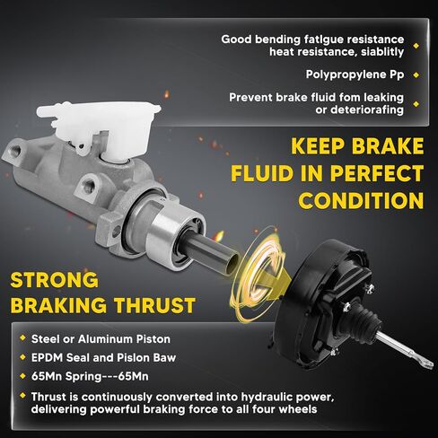 13-2982 أسطوانة Master Brake مع خزان و CAP FIT لمركبات Ford-Focus 2000-2008-OE# 6S4Z2140AA ، YS4Z-2004-AA OE# 10-2982،102982،132982،6s4z2140aa ، M630268 in Saudi Arabia