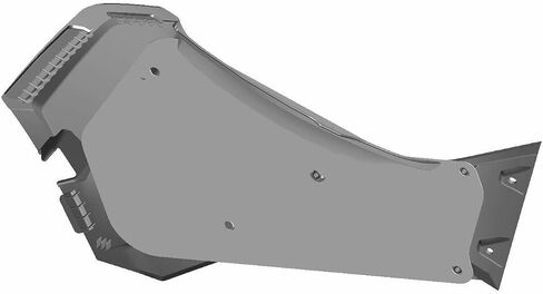 Polaris 2636443-629 Burgundy Metallic Right Panel/Shield Sportsman 570 SP 2019 in Saudi Arabia