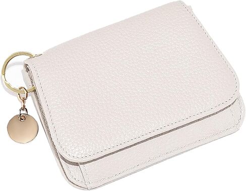 محفظة حامل بطاقة ائتمان صغيرة Sendefn للنساء RFID حظر جلود مفتاحية المفاتيح Tri-Fold Zipper Pocket Coin Presh in Saudi Arabia