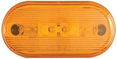 Optronics A-66ABP Amber Replacement Lens for Mc-66 Oval Two-Bulb Marker Light in Saudi Arabia