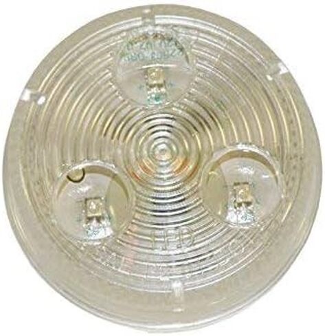 Optronics 2-1/2" Round Sealed LED Marker/Clearance Light - Amber with Clear Lens (MCL57ACB) - Single in Saudi Arabia
