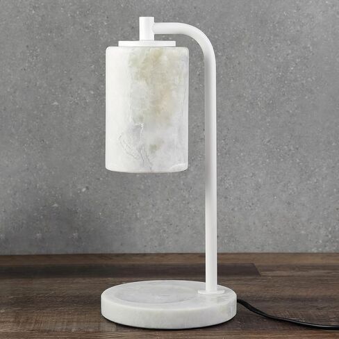 Marble Candle Warmer Lamp with Timer & Dimmer- Flameless Wax Melt Warmer, Electric Candles Warmer, Unique Textured Table Lamp for Jar Candles, Elegant Home & Bedroom Decor, Perfect Housewarming Gift in Saudi Arabia