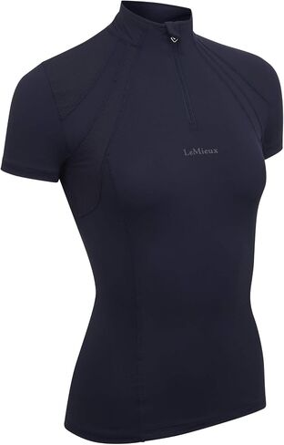 LeMieux Mia Mesh Base Layer - Women's Short Sleeve Top - Lightweight - Sweat Wicking - 360 Stretch - Equestrian Activewear in Saudi Arabia