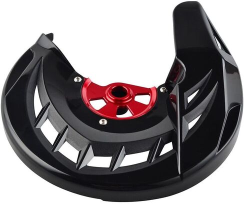 حارس قرص الفرامل الأمامي لهوندا لـ CR125R لـ CR250R لـ CRF250R لـ CRF250RX لـ CRF250X لـ CRF450R لـ CRF450RX لـ CRF450X CRF250R CRF450R 250R أسود in Saudi Arabia