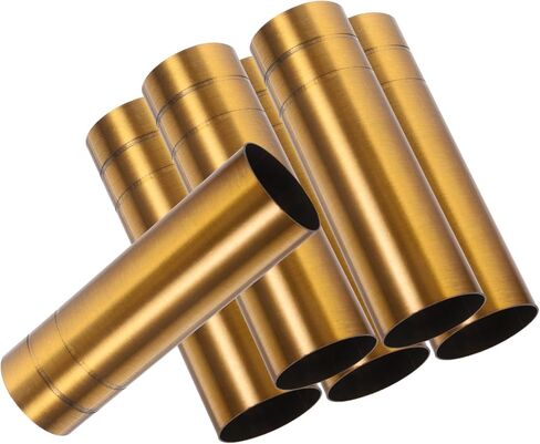 Healifty 6Pcs Metal Chandelier Base Sleeves Candle Light Socket Covers for Candelabra Fixtures Retro Iron Design for Home Lighting Warm Atmosphere Enhancer in Saudi Arabia